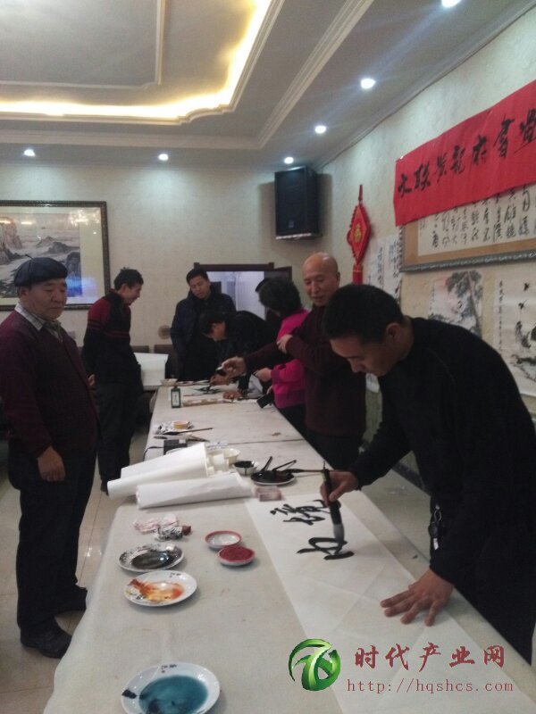 农安县文联，黄龙府书画院联合举办“迎新年”书画联谊笔会